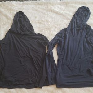 Bundle of 2 Gap Fit Hooded Workout Ts